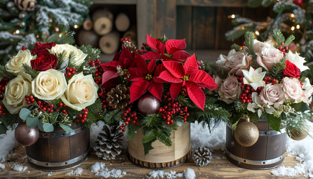 Creative Christmas Flower Arrangements