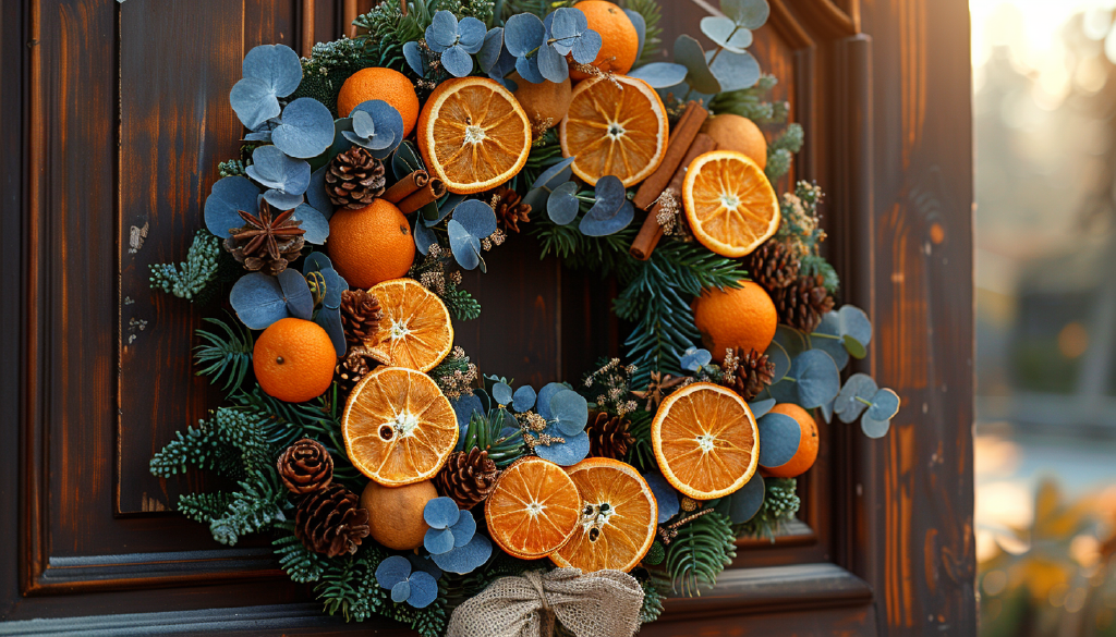 Dried Orange Wreath