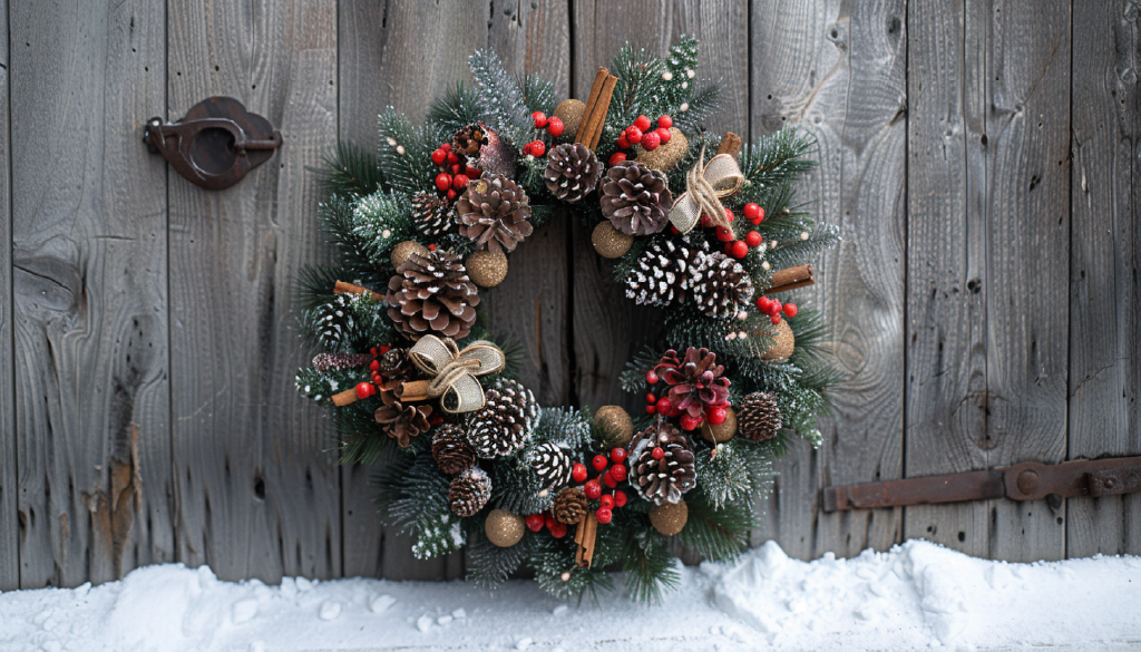 A Rustic Christmas Wreath