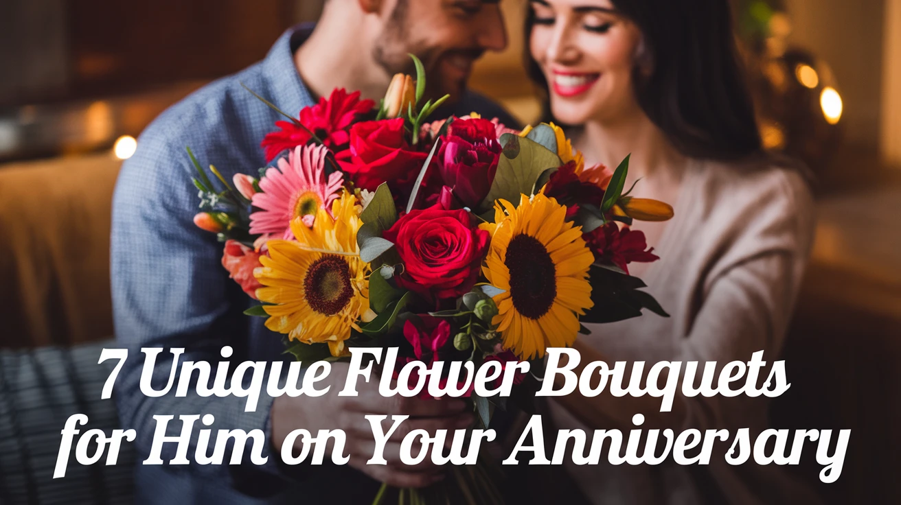 7 Unique Flower Bouquets for Him on Your Anniversary