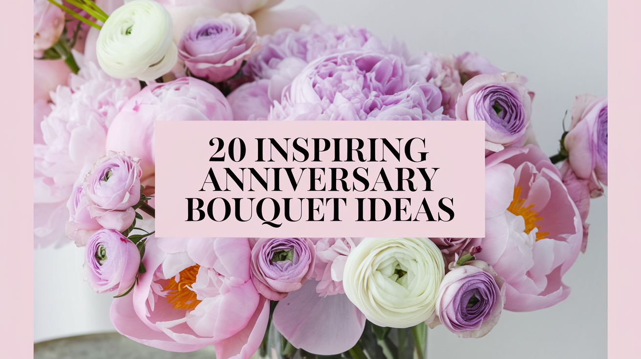 20 Inspiring Anniversary Bouquet Ideas