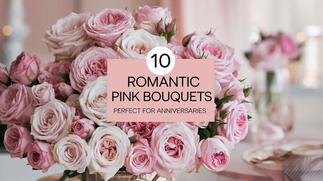 10 Romantic Pink Bouquets Perfect for Anniversaries