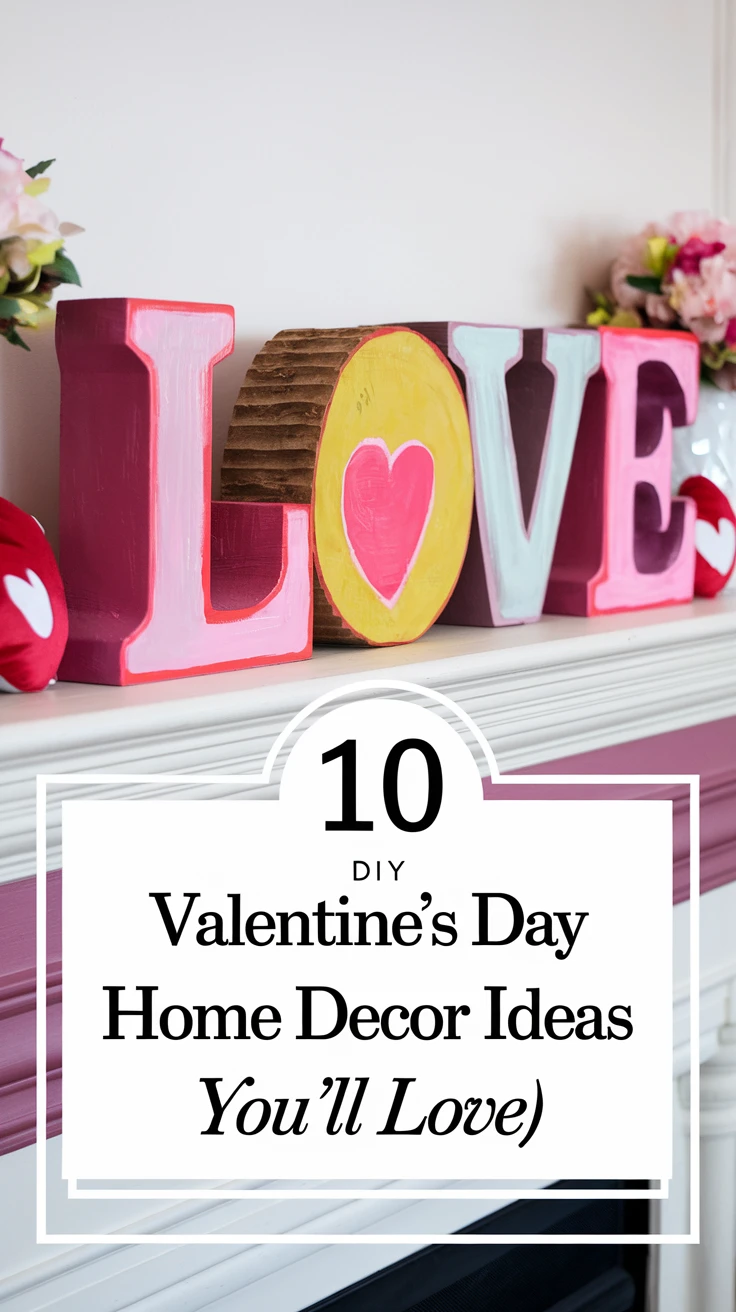 10 DIY Valentine's Day Home Decor Ideas You'll Love