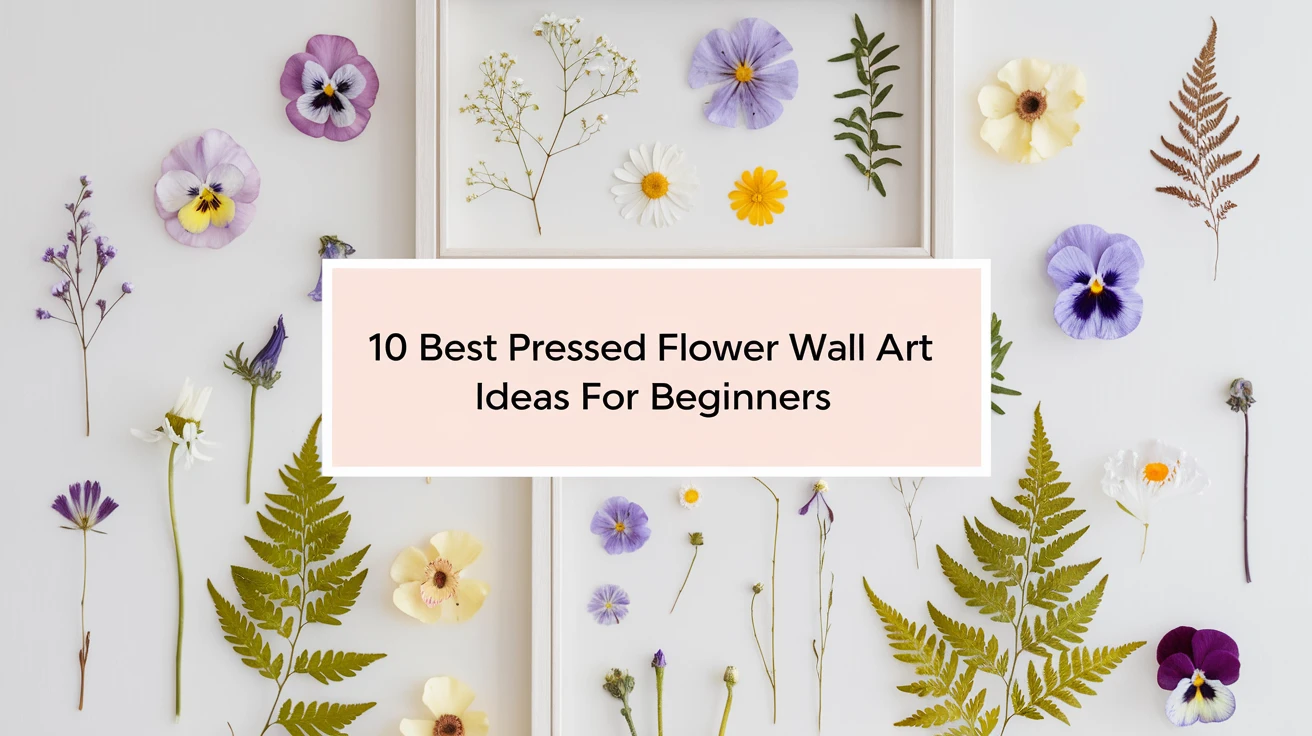 10 Best Pressed Flower Wall Art Ideas for Beginners