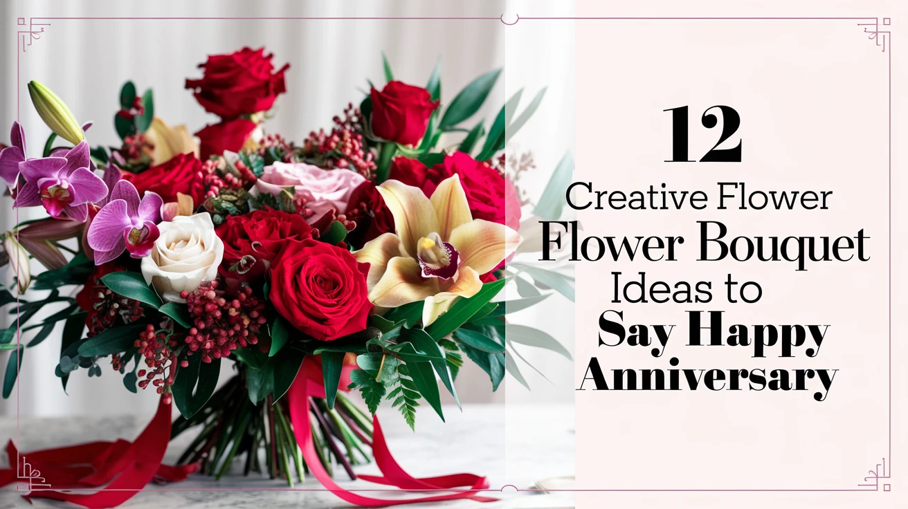12 Creative Flower Bouquet Ideas to Say Happy Anniversary