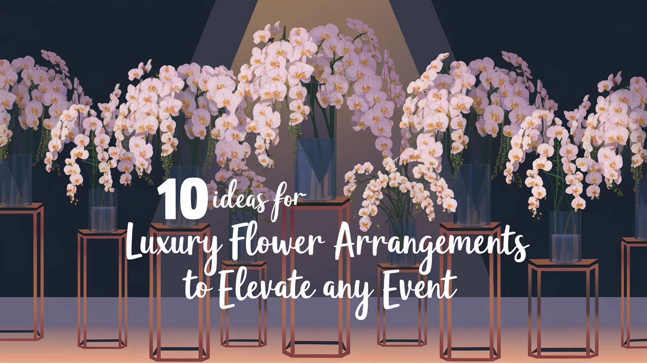 10 Ideas for Luxury Flower Arrangements