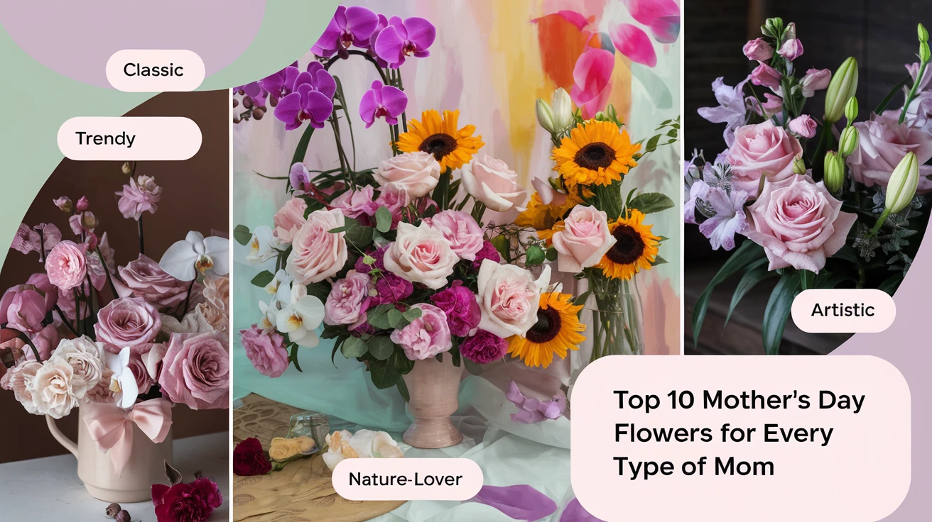 Top 10 Mother's Day Flowers for Every Type of Mom