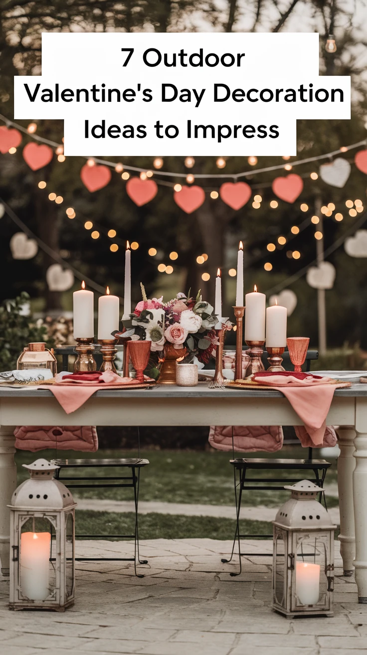 7 Outdoor Valentine's Day Decoration Ideas to Impress