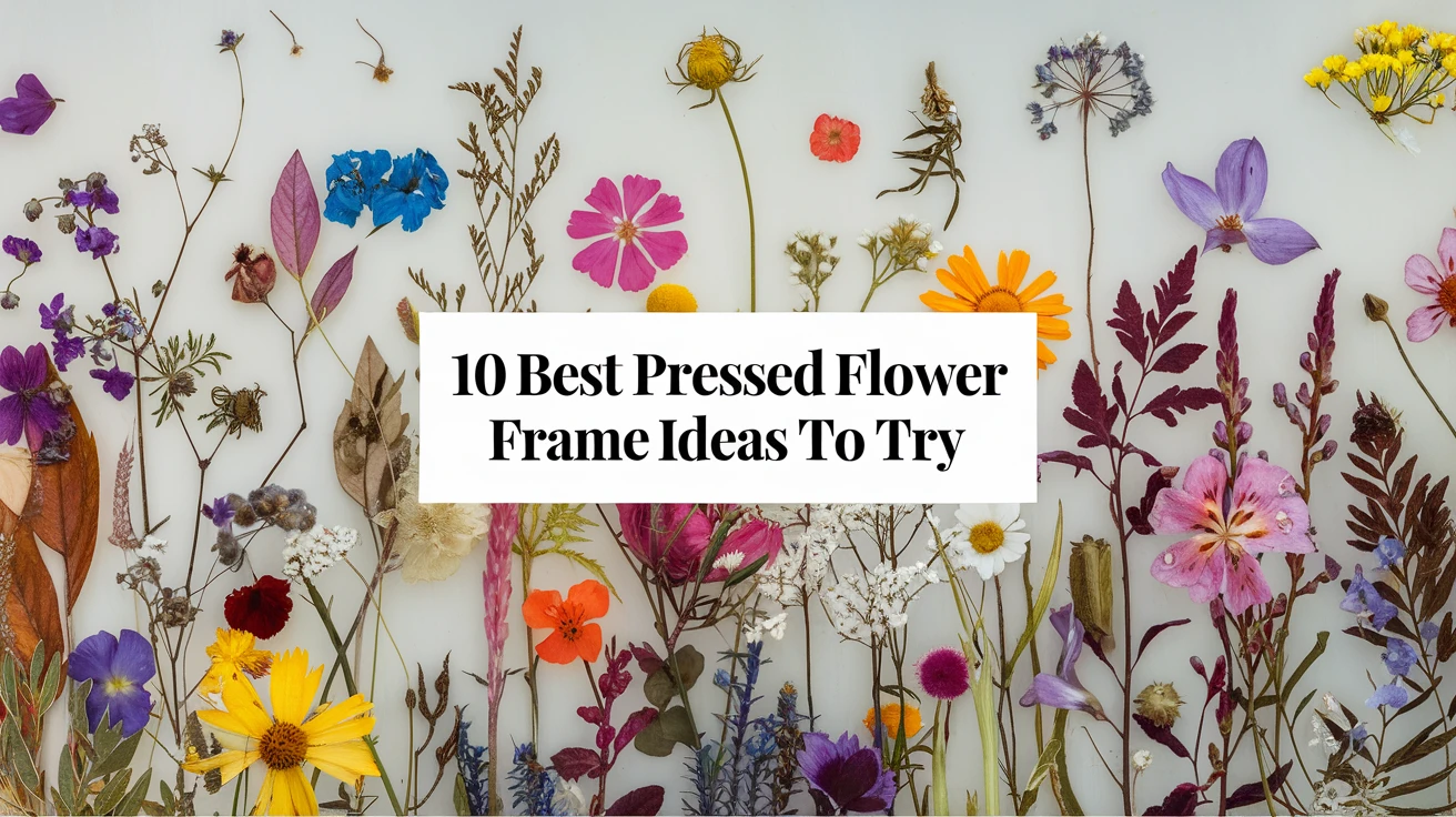 10 Best Pressed Flower Frame Ideas to Try