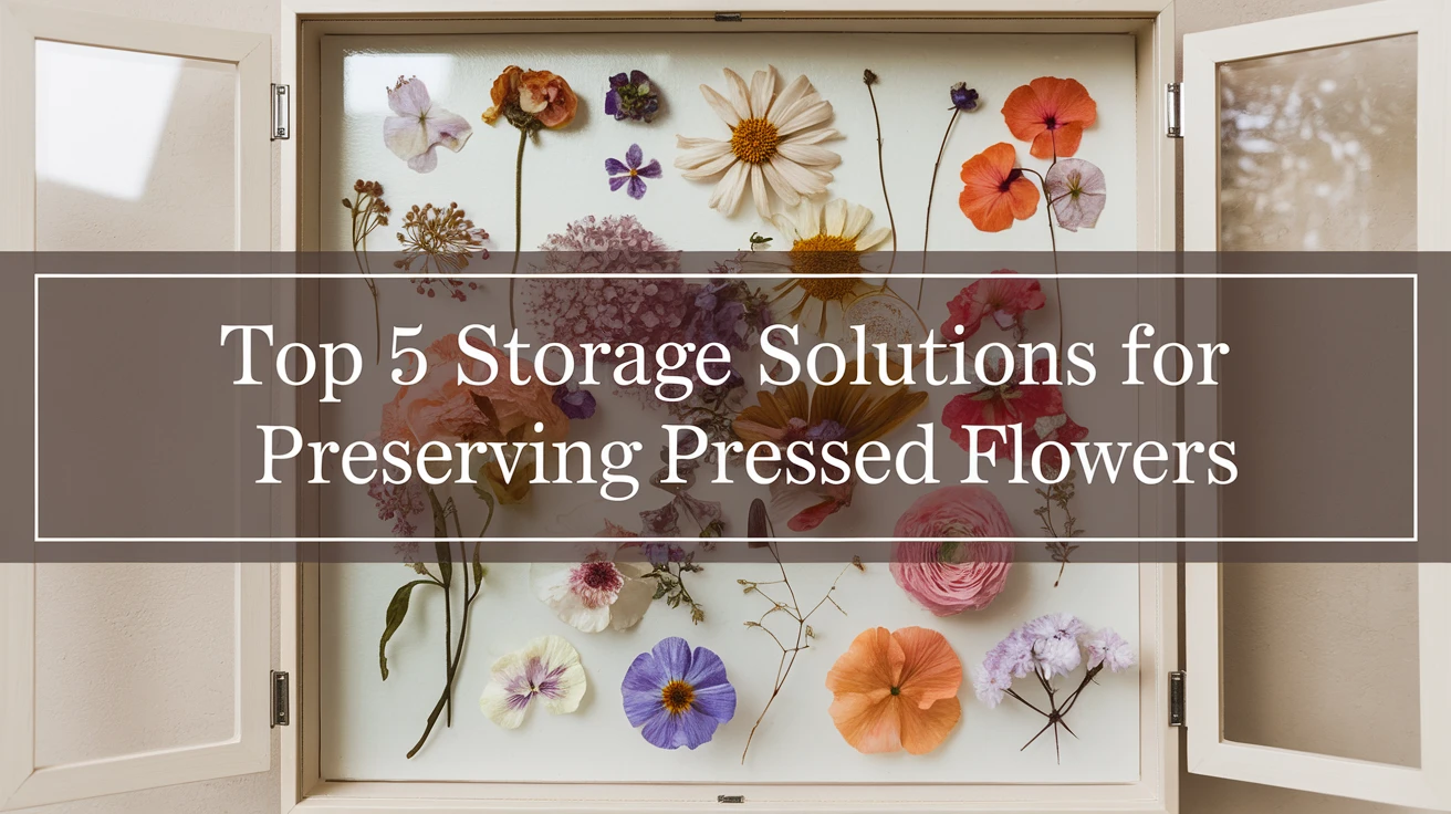5 Storage Solutions for Preserving Pressed Flowers