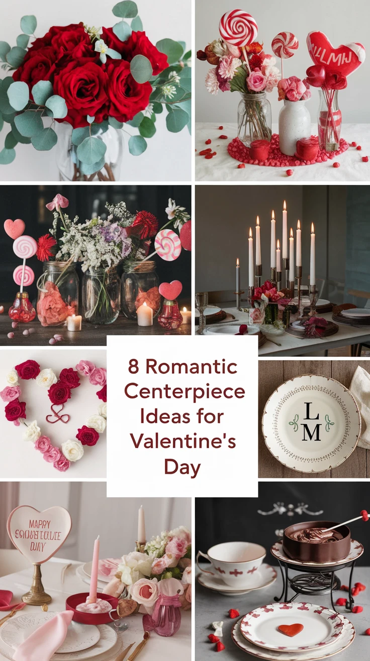 8 Romantic Centerpiece Ideas for Valentine's Day
