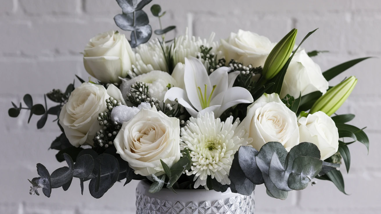 5. Elegant White Christmas