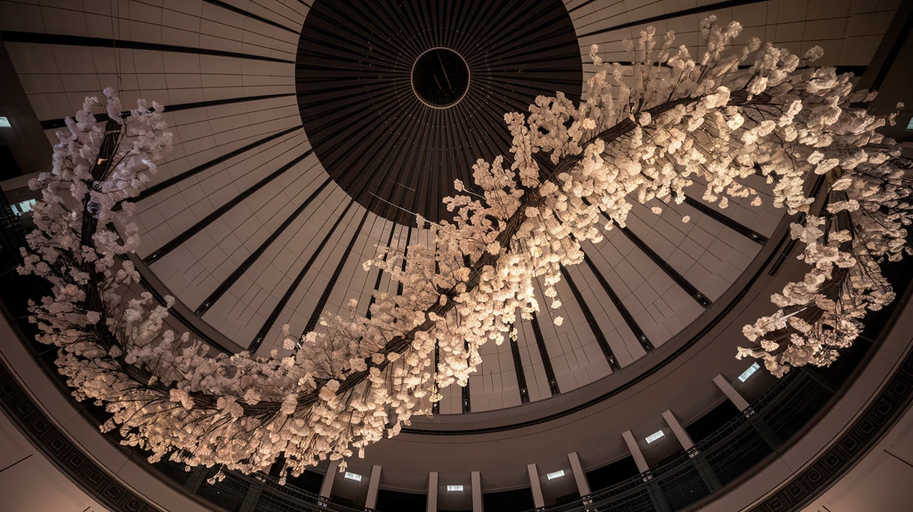 5. Suspended Floral Installations