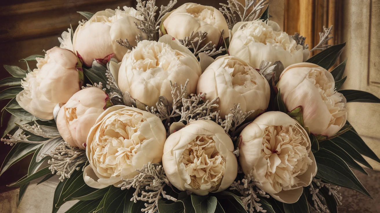 6. Vintage Silver and Cream