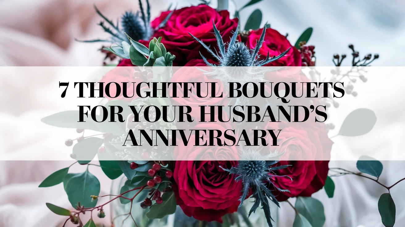 7 Thoughtful Bouquets for Your Husband's Anniversary
