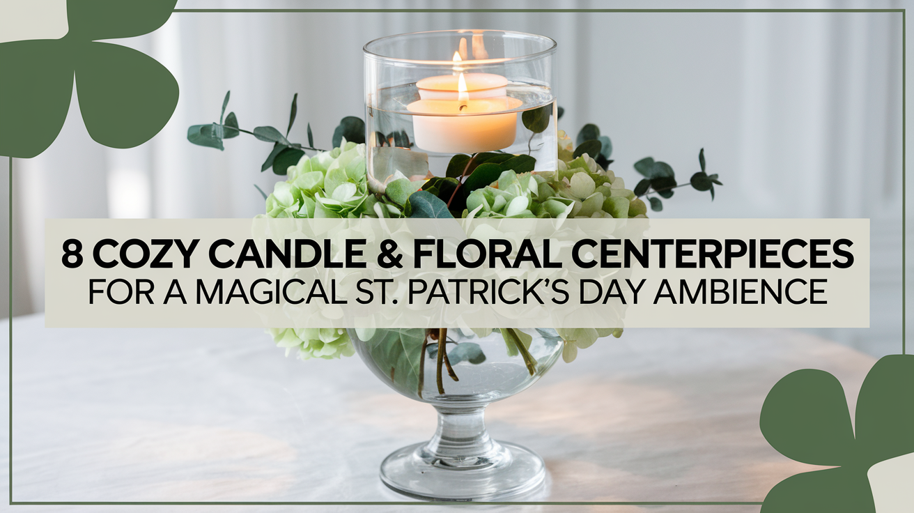 8 Cozy Candle & Floral Centerpieces for a Magical St. Patrick's Day