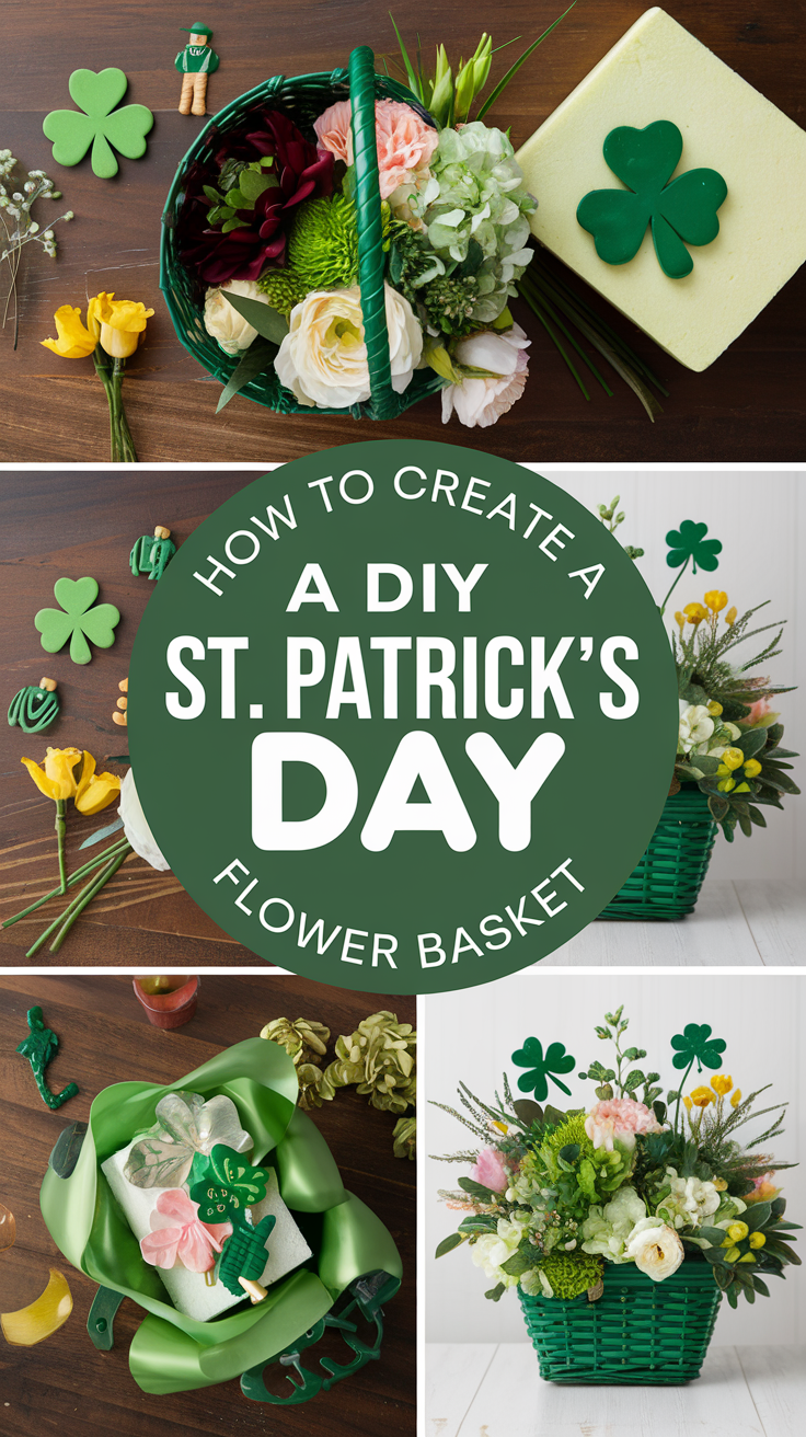 How to Create a DIY St. Patrick's Day Flower Basket That Will Impress Anyone!