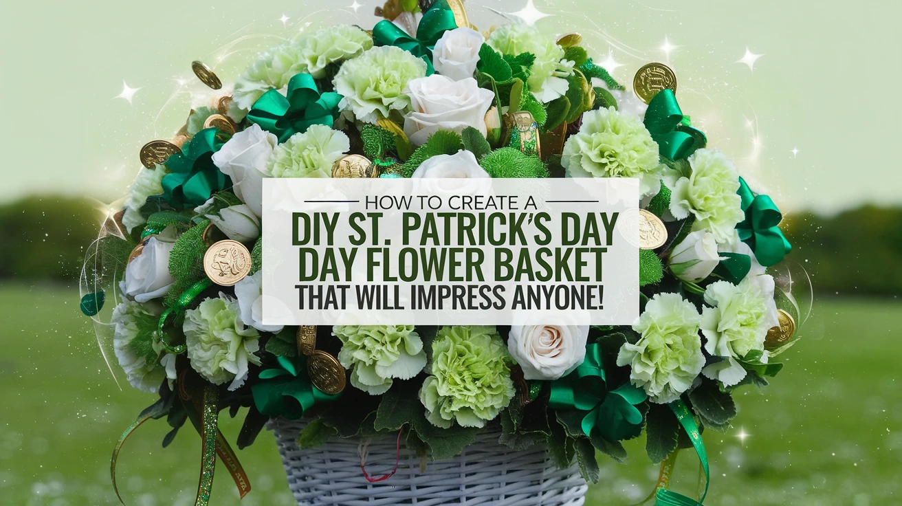 How to Create a DIY St. Patrick's Day Flower Basket That Will Impress Anyone!