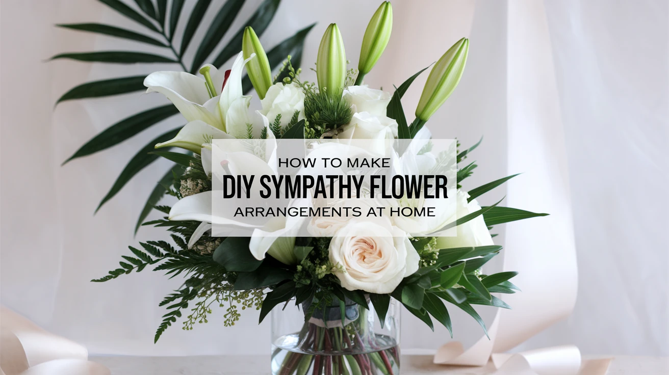 How to Make DIY Sympathy Flower Arrangements at Home