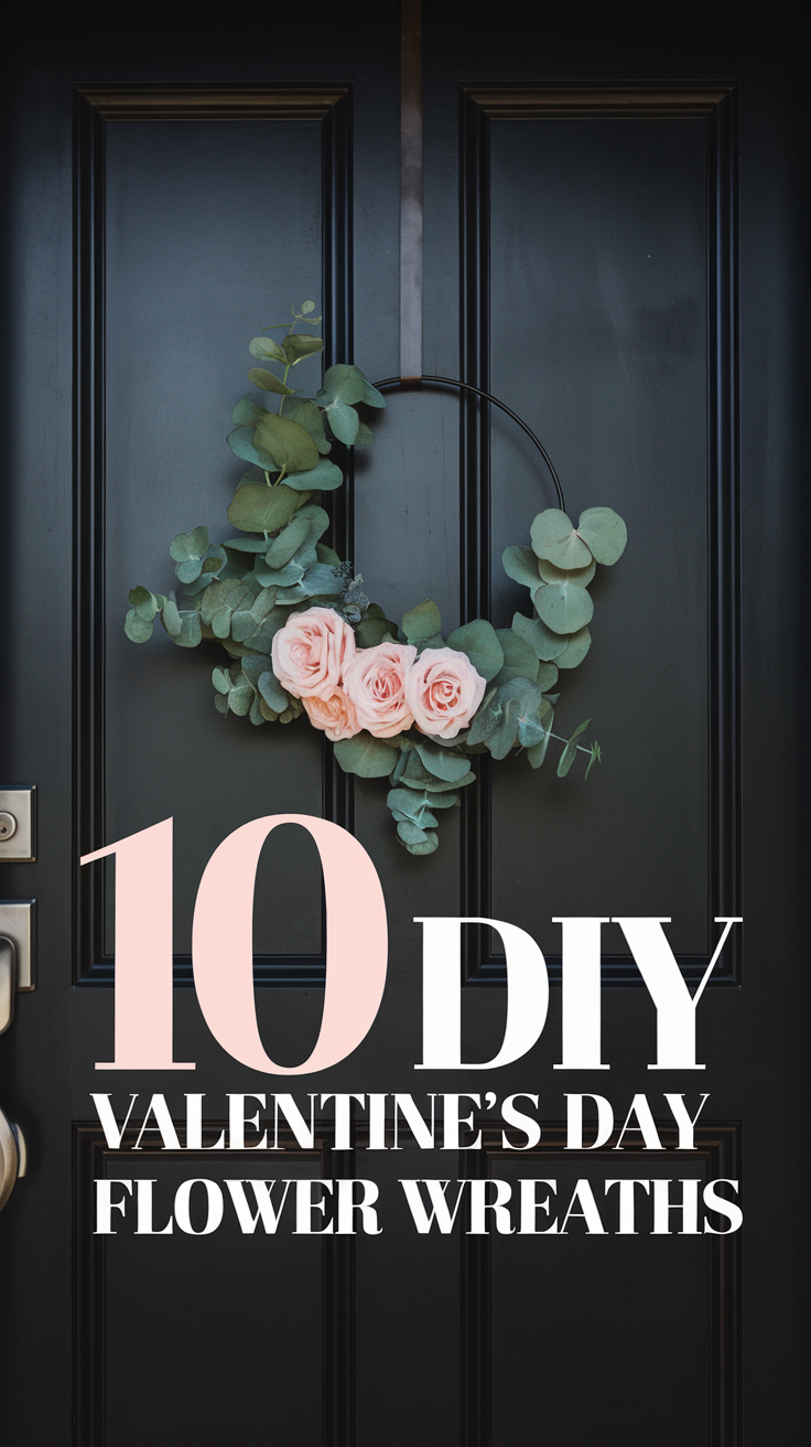10 DIY Valentine's Day Wreaths for Your Front Door