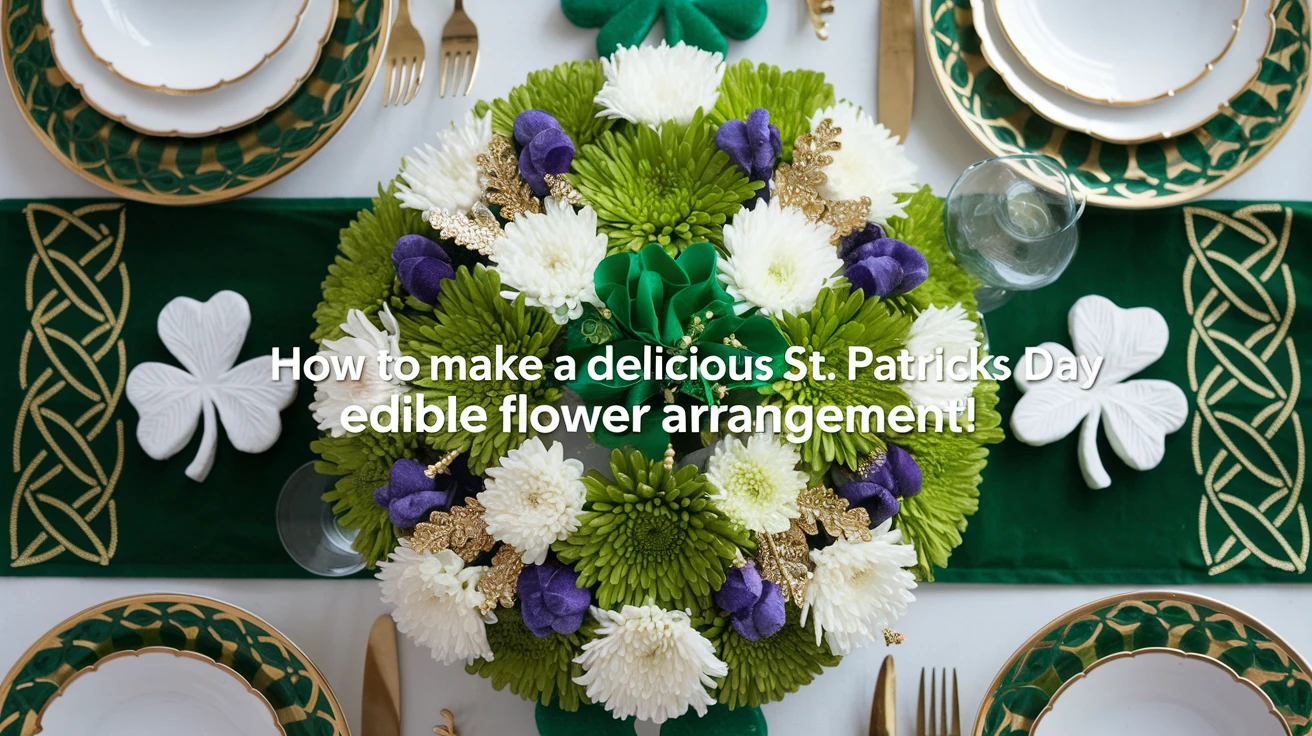 How to Make a Delicious St. Patricks Day Edible Flower Arrangement!