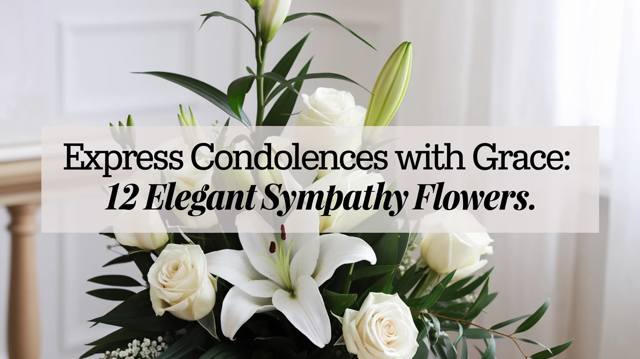 12 Elegant Sympathy Flowers That Make a Lasting Impression