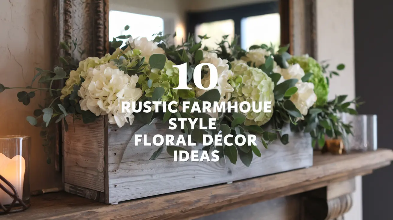 10 Rustic Farmhouse Floral Decor