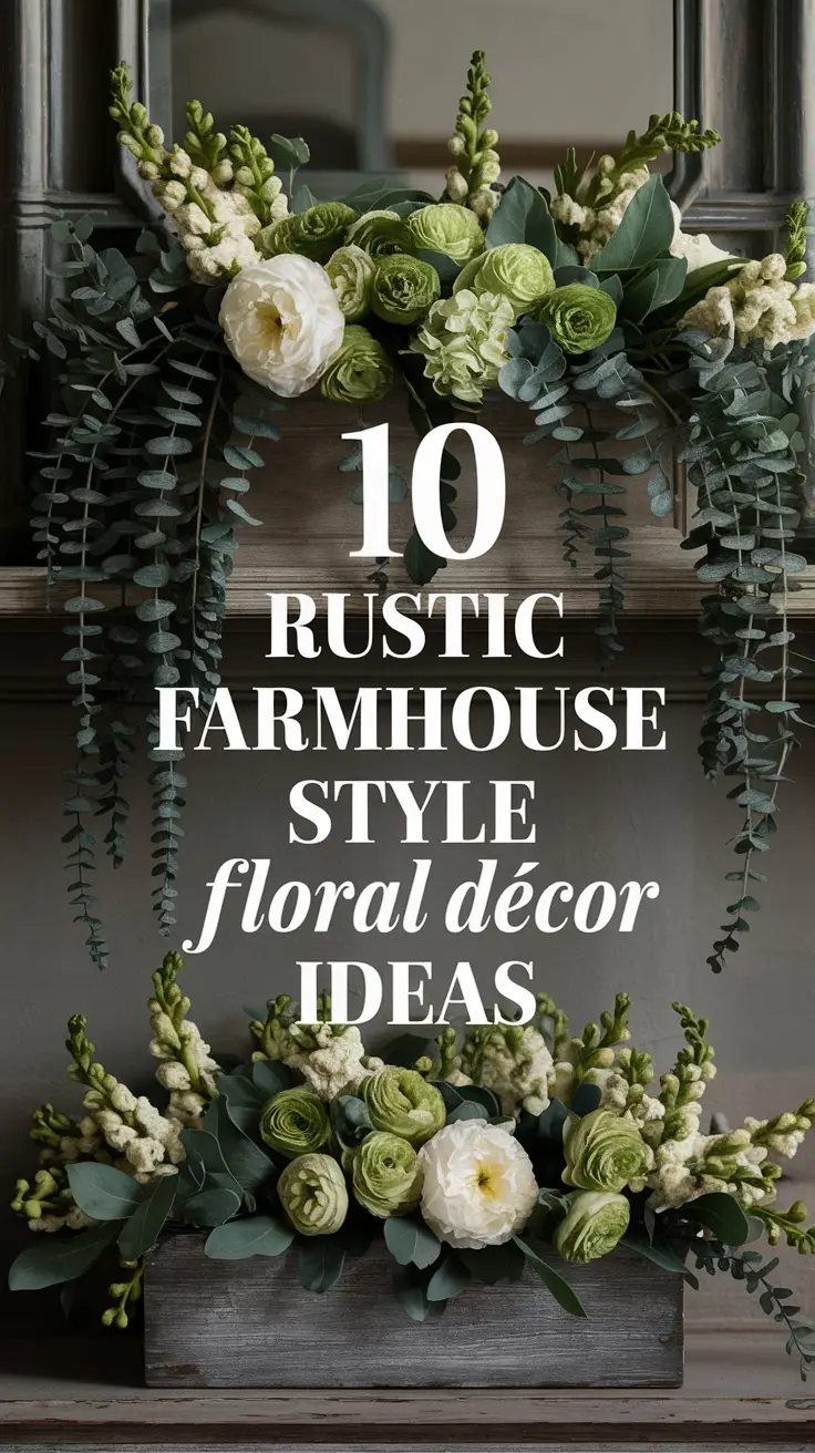 10 Rustic Farmhouse Floral Decor Ideas