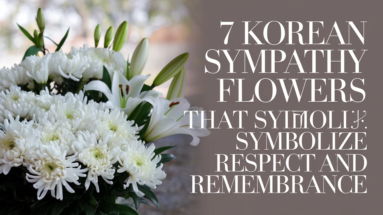 7 Korean Sympathy Flowers That Symbolize Respect and Remembrance
