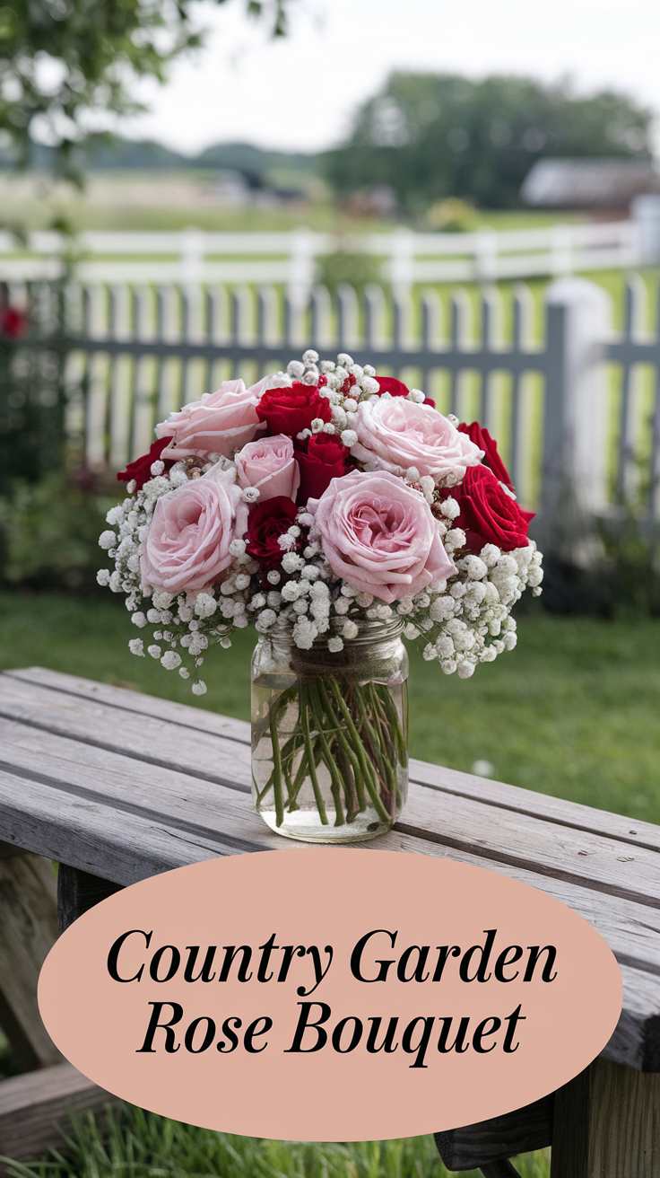 Country Garden Rose Bouquet
