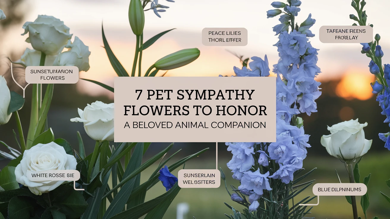 7 Pet Sympathy Flowers to Honor a Beloved Animal Companion