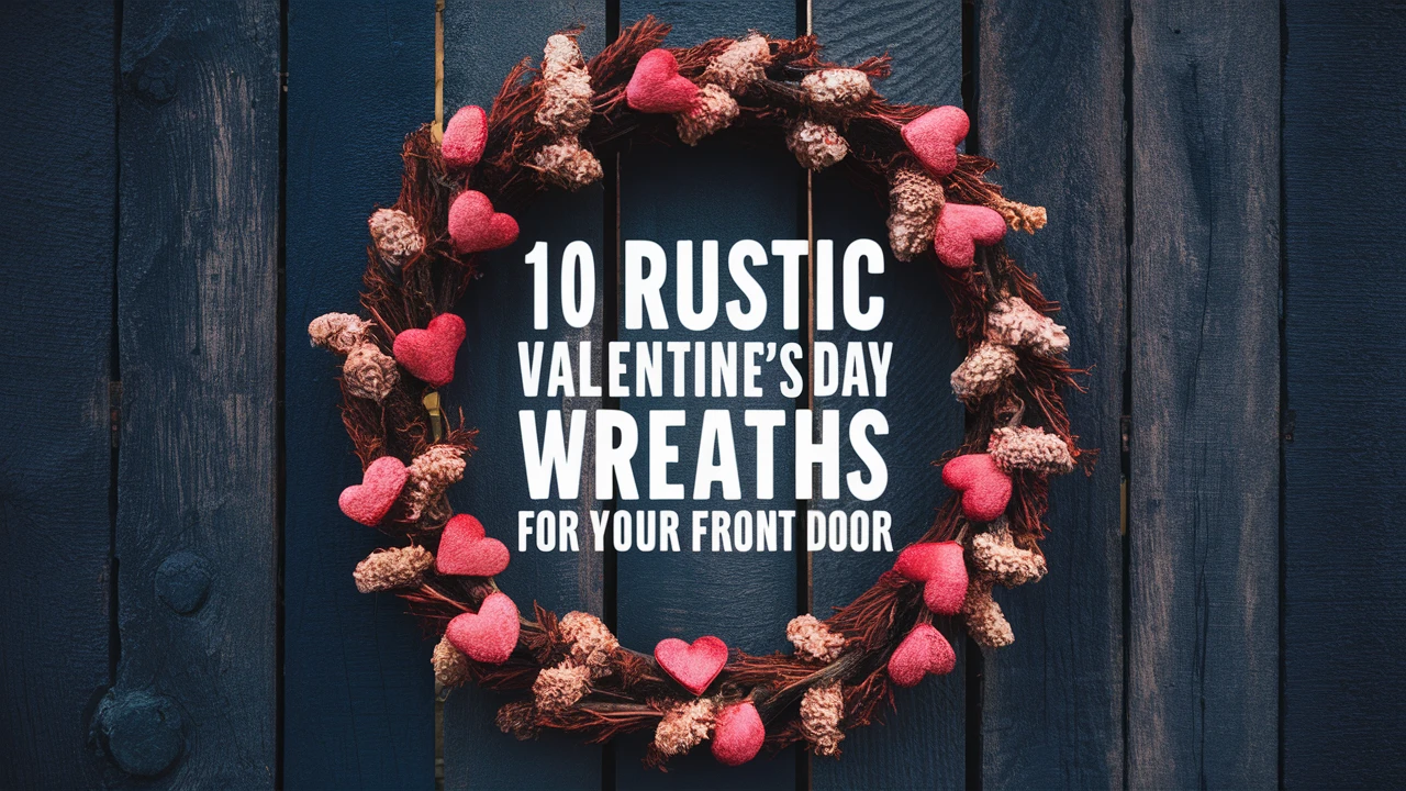 10 Rustic Valentine's Day Wreaths for Your Front Door