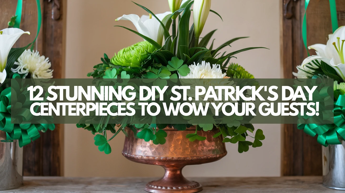 12 Stunning DIY St. Patricks Day Centerpieces to Wow Your Guests!