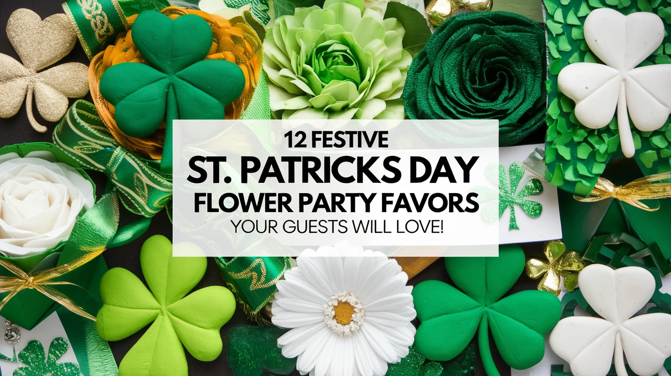 12 Festive St. Patricks Day Flower Party Favors Your Guests Will Love!