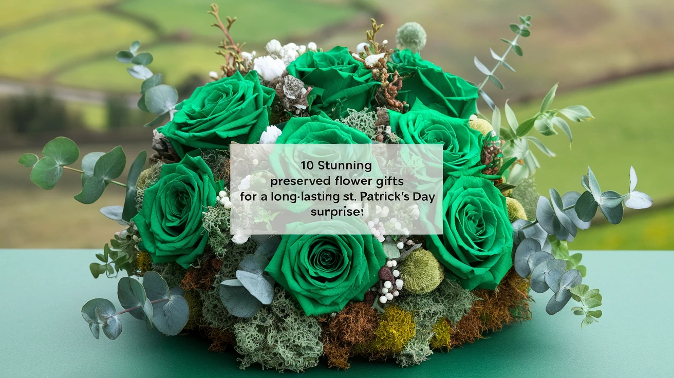 10 Stunning Preserved Flower Gifts for a Long-Lasting St. Patrick's Day Surprise!