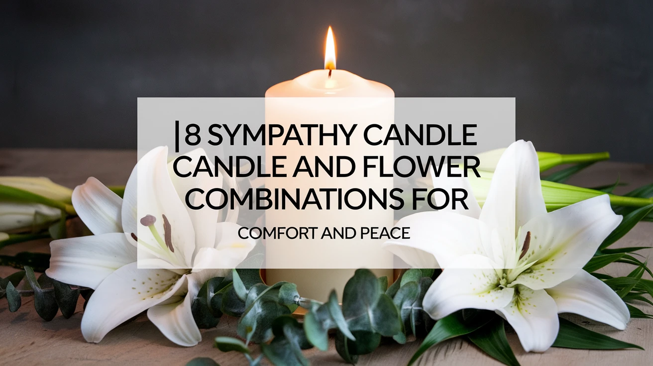 8 Sympathy Candle and Flower Combinations for Comfort and Peace