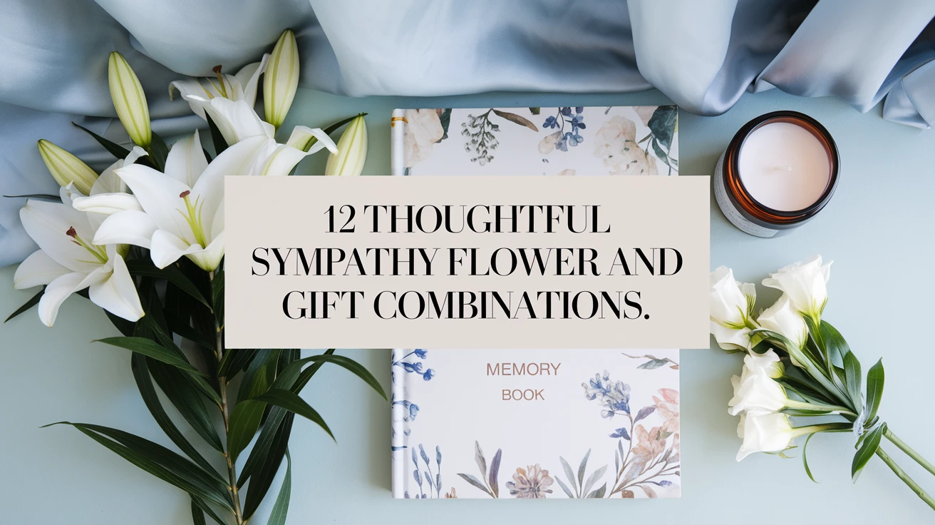 12 Thoughtful Sympathy Flower and Gift Combinations