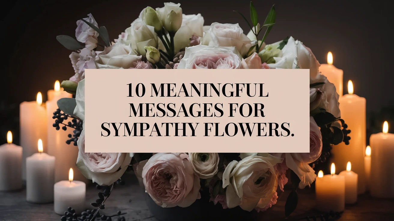 10 Meaningful Messages to Write on Sympathy Flower Arrangements