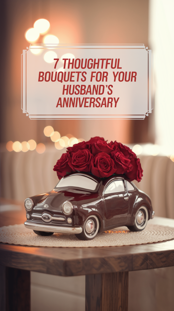 7 Thoughtful Bouquets for Your Husband’s Anniversary
