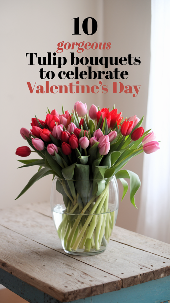 10 Gorgeous Tulip Bouquets to Celebrate Valentine's Day