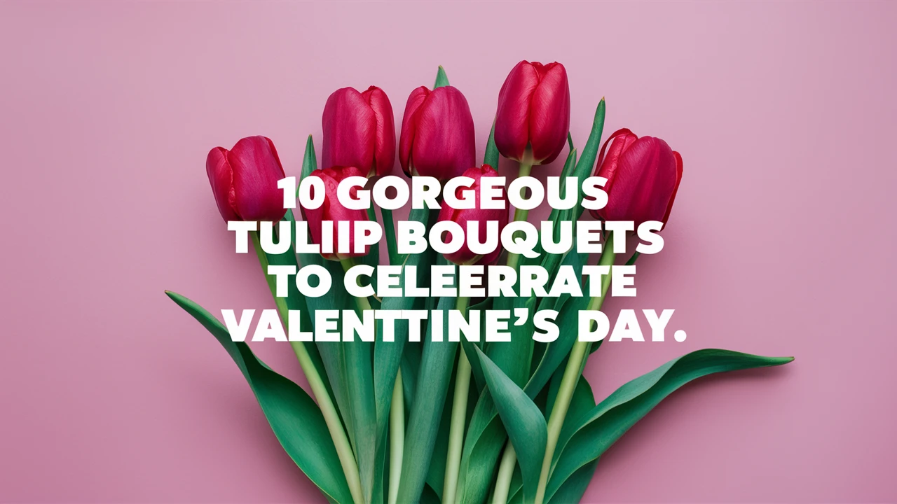 10 Gorgeous Tulip Bouquets to Celebrate Valentine's Day