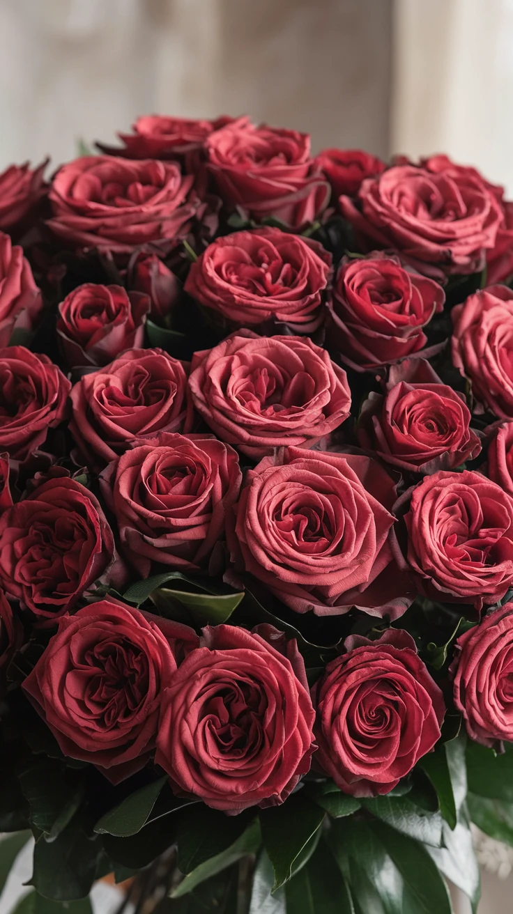 1. Classic Red Rose Bouquet