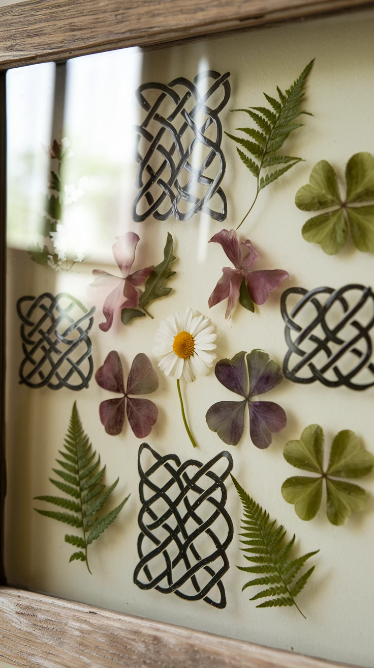1. Pressed Flower Wall Art