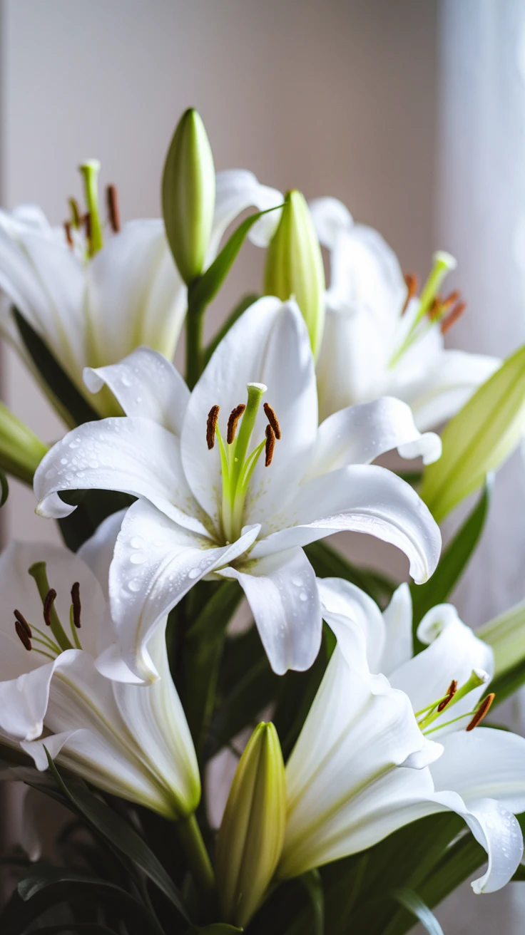 1. White Lilies - Traditional Symbol of Purity