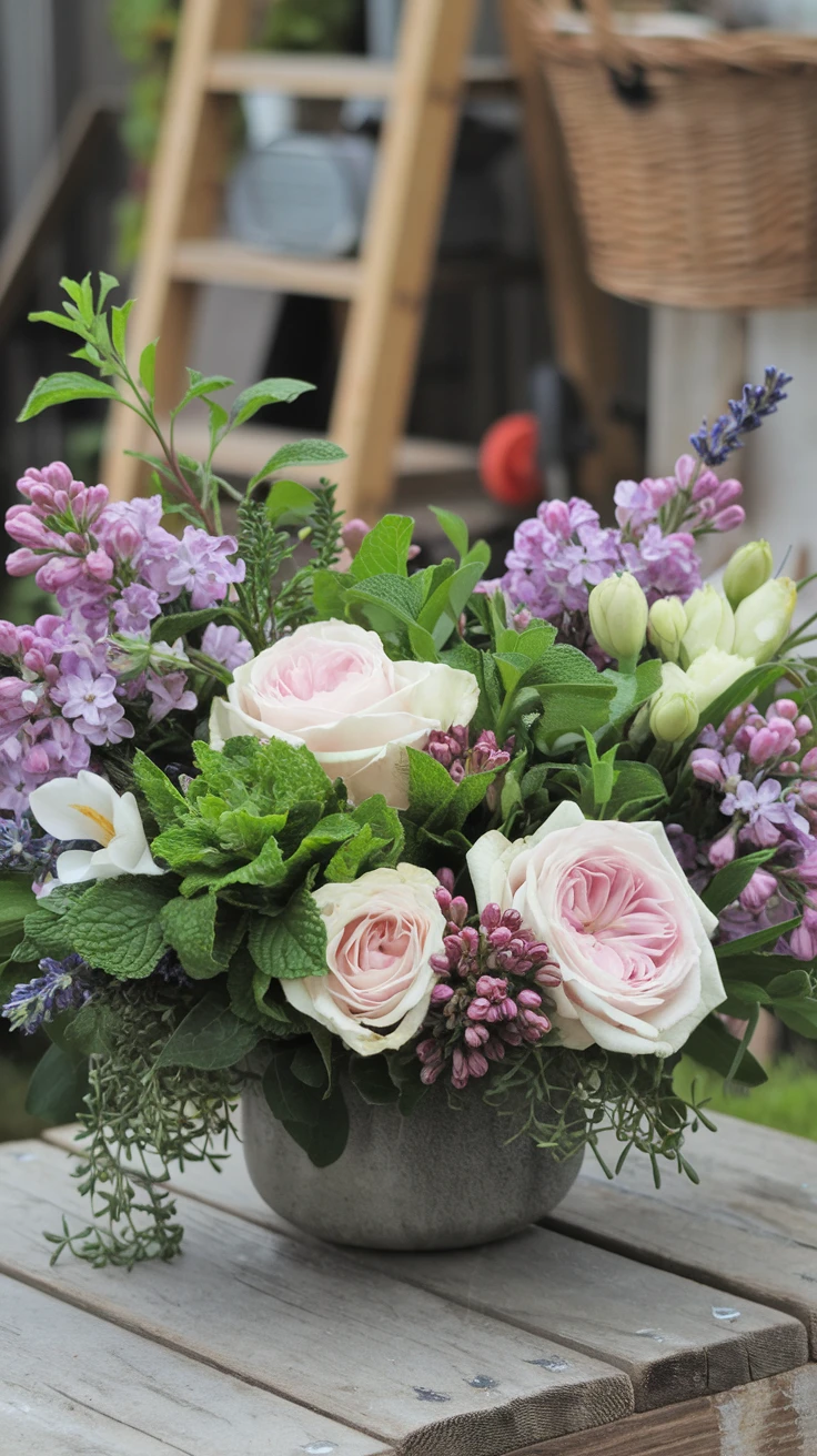 10. Fragrant Garden Bouquet