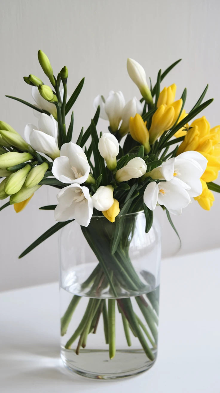 12. Freesias