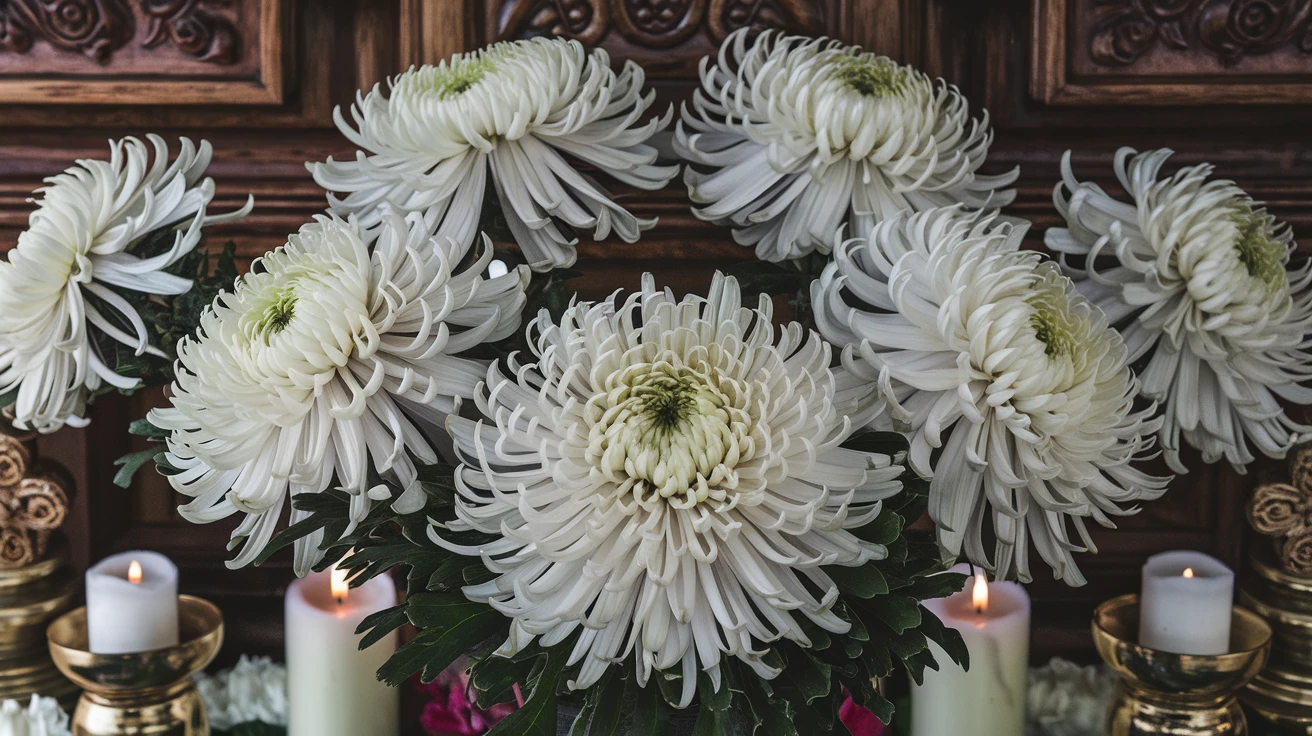 2. Chrysanthemums (Krysantemum)