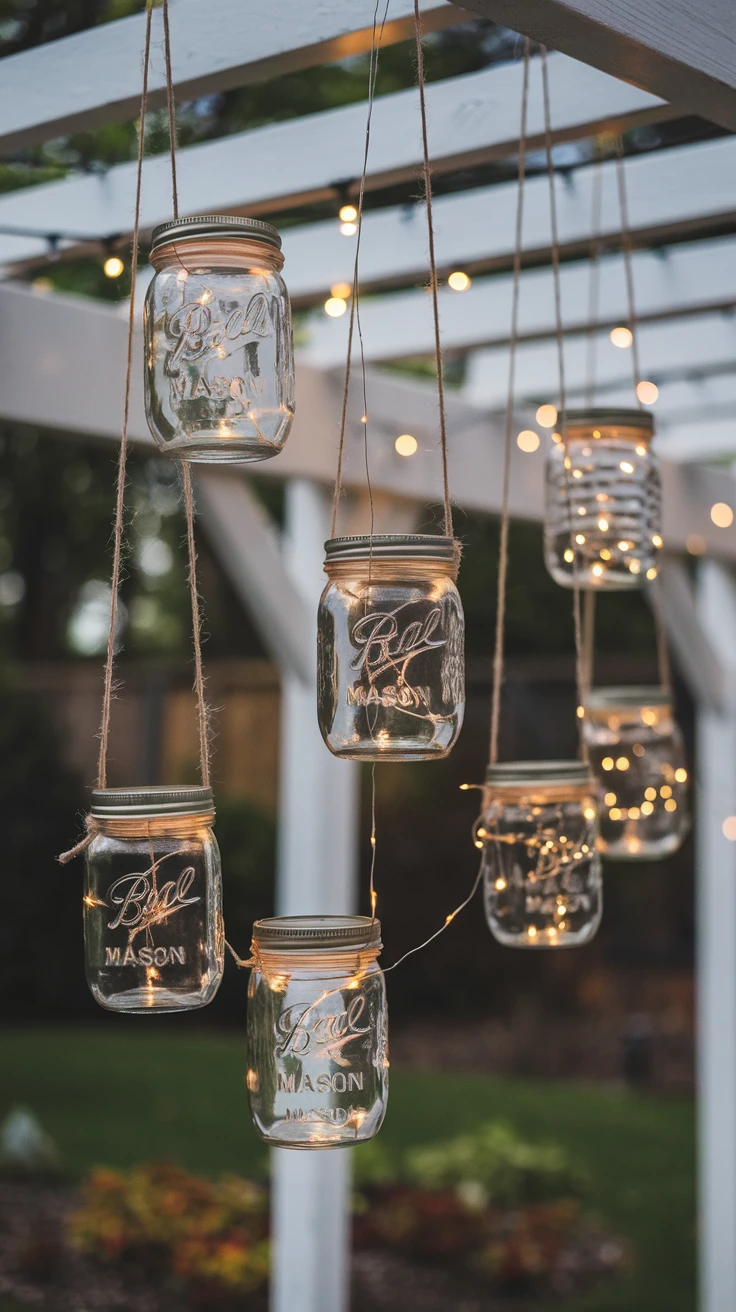 2. Hanging Garden Lanterns