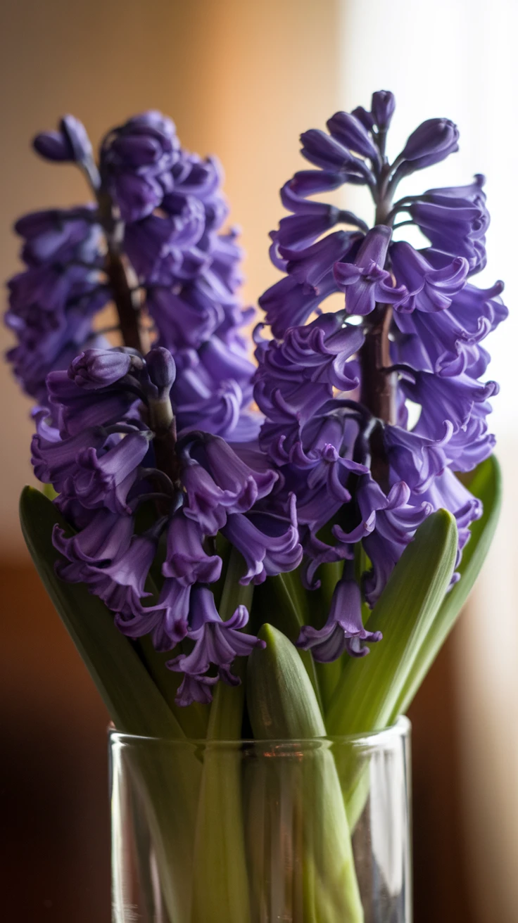 2. Purple Hyacinths: Flowers of Sorrow and Regret