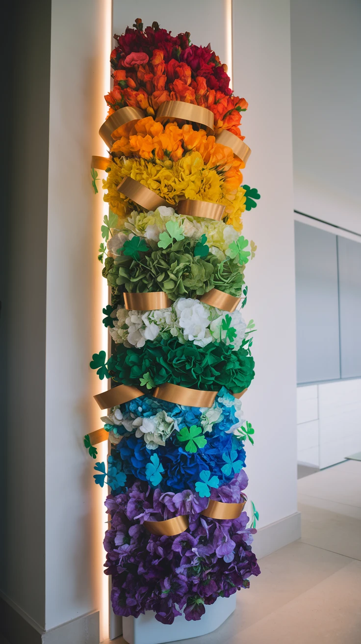 2. Rainbow's End Floral Tower
